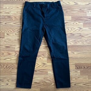Wings + Horns Black Men's Pants with Branded Waist Tag